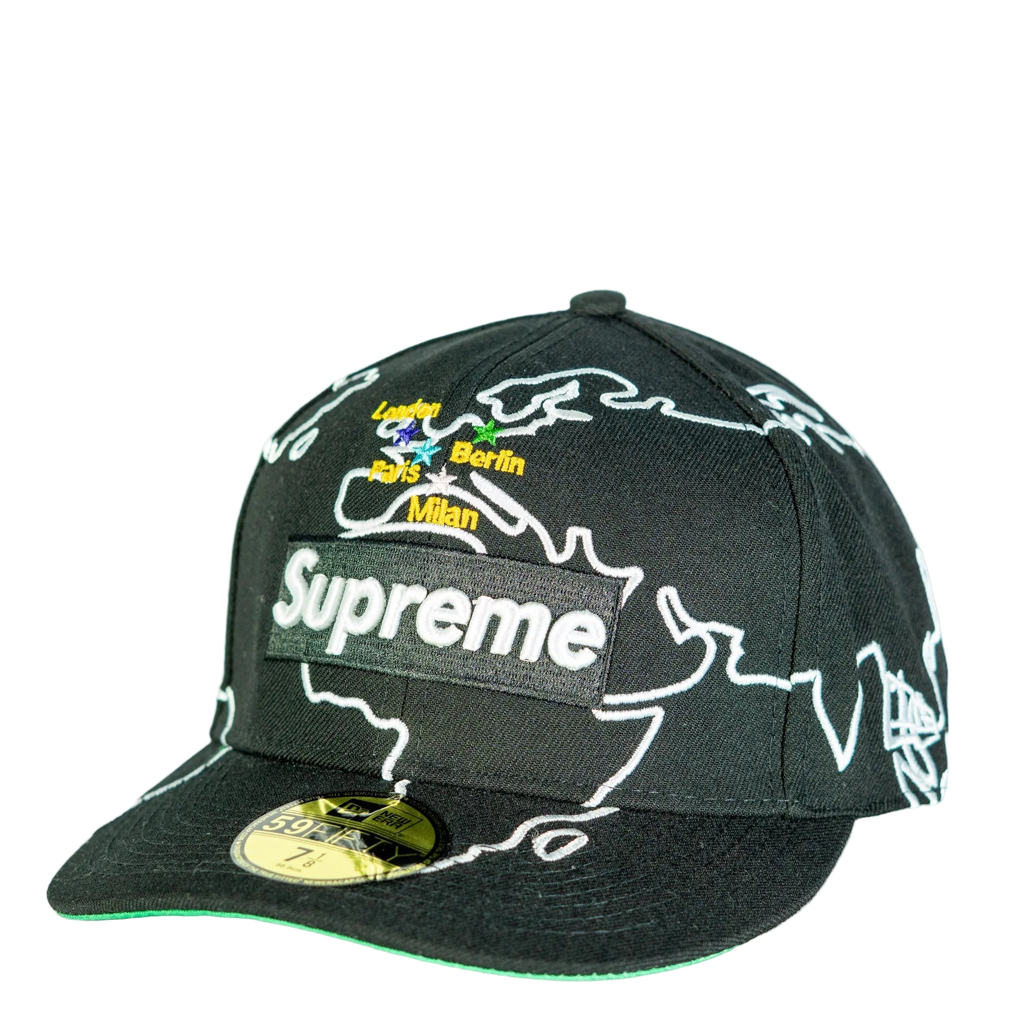 Supreme Worldwide Box Logo New Era Negra
