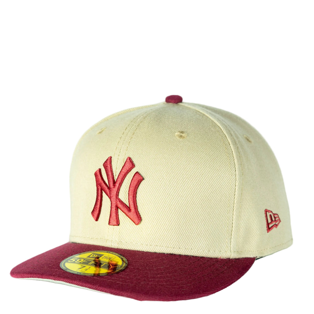 New York Yankees New Era 59FIFTY Beige