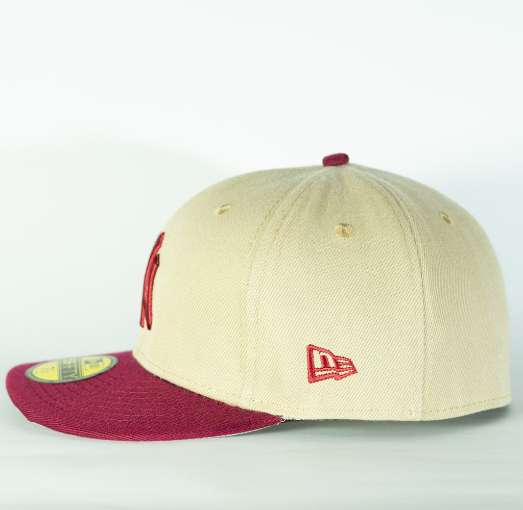 New York Yankees New Era 59FIFTY Beige