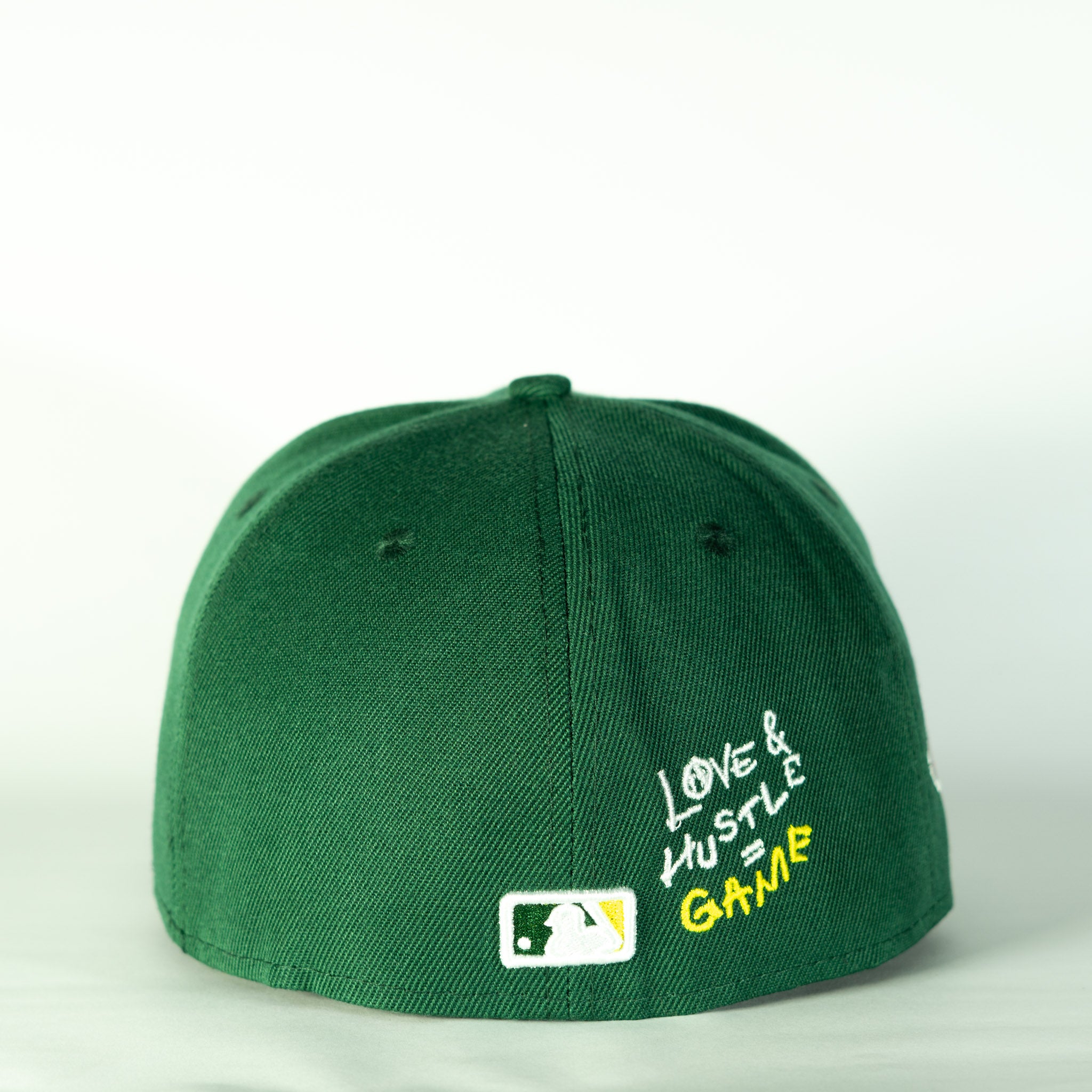 New Era 59fifty Fitted Mlb Oakland Green Team Heart