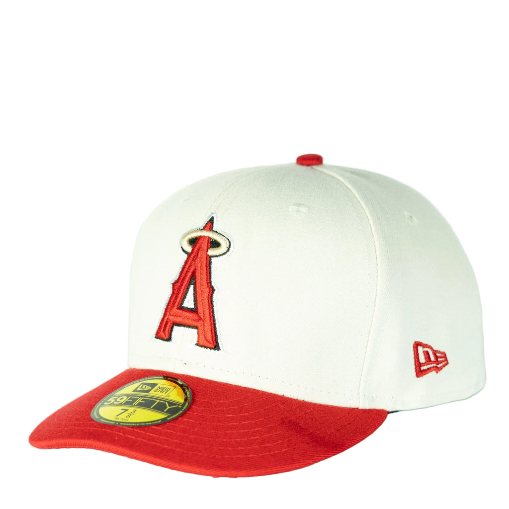New Era 59FIFTY Los Angeles Angels Blanca
