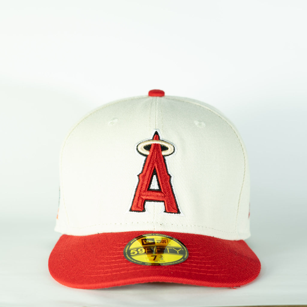 New Era 59FIFTY Los Angeles Angels Blanca